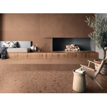 CLAYTONE - 47X47 GROOVE, TERRA, MATTE